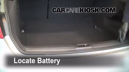2009 Audi A4 Quattro 2.0L 4 Cyl. Turbo Battery Replace